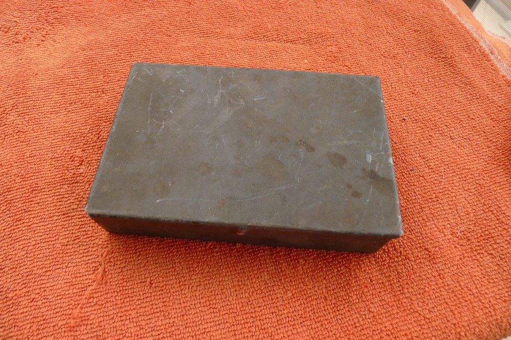 VTG HUNTER ENGINEERING CO. TIRE, ALIGNMENT MACHINE ACCESSORY BOX,1950'S