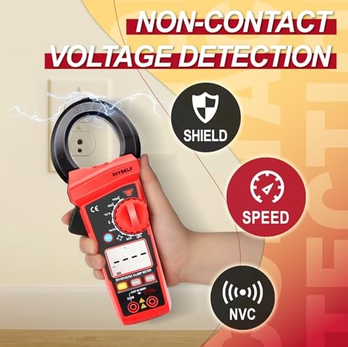 Digital Clamp Meter Multimeter for HVAC Tools 6000 Counts AC/DC Voltage