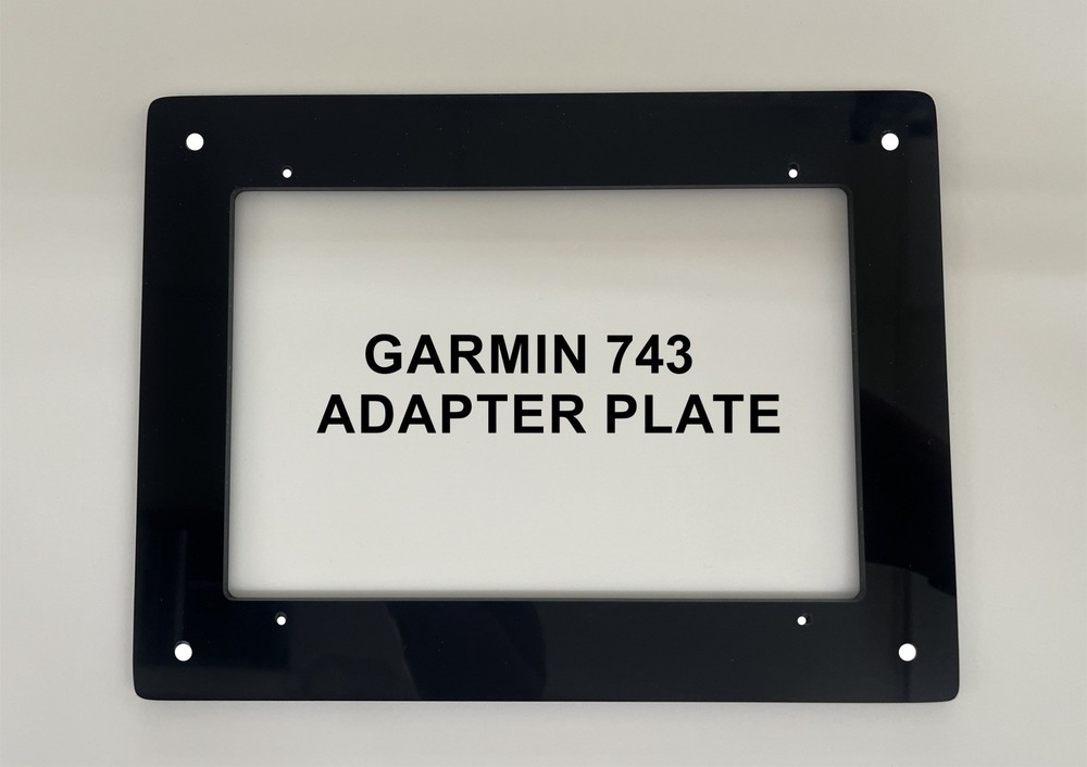 Garmin 743  adapter panel trim plate