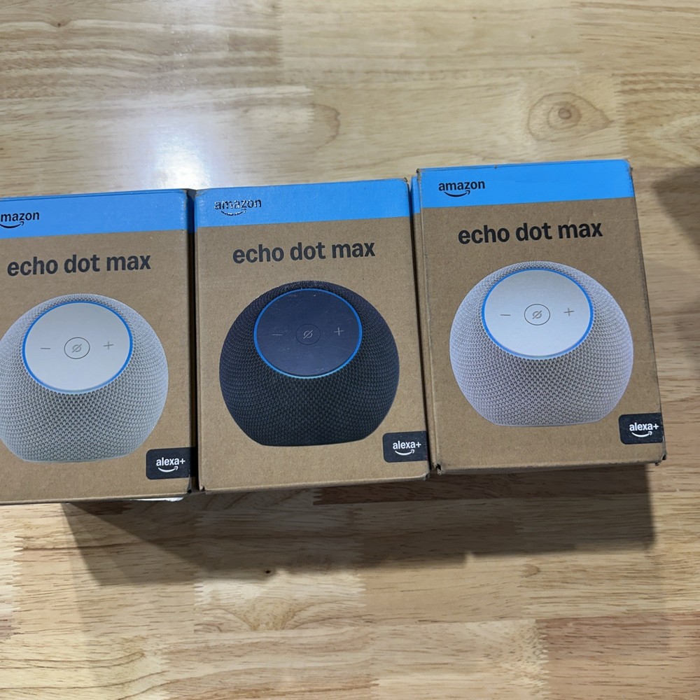 Amazon Echo Dot Max Lot Of 3
