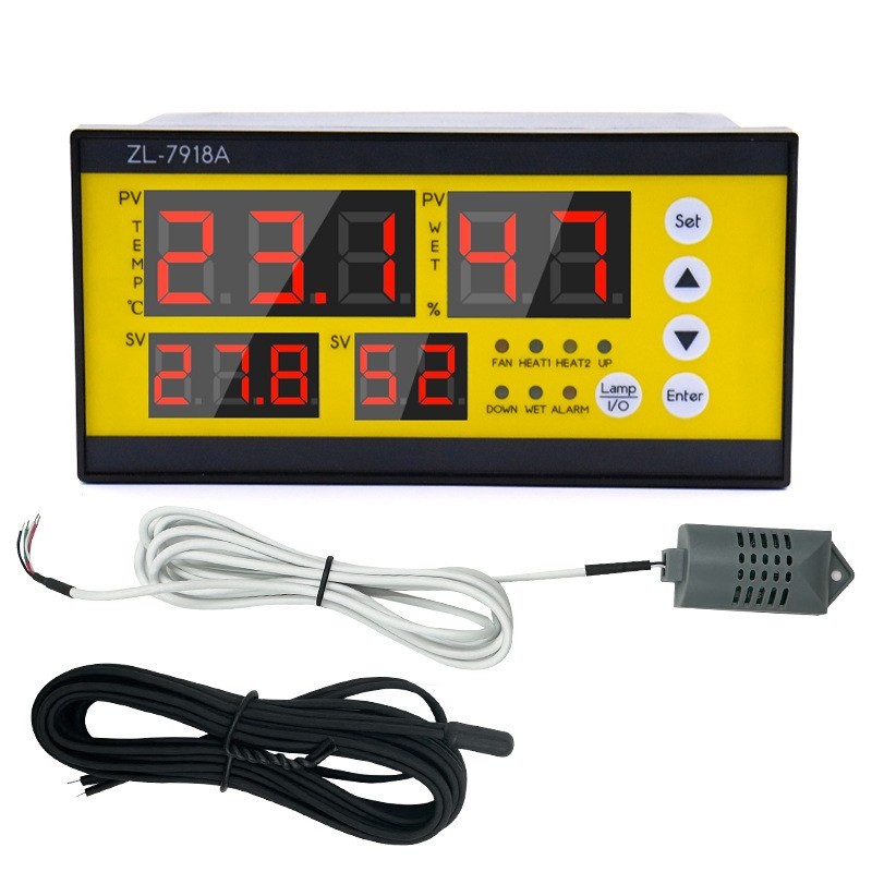 Egg Incubator with Temperature Humidity Controller and Automatic Turning Cycle