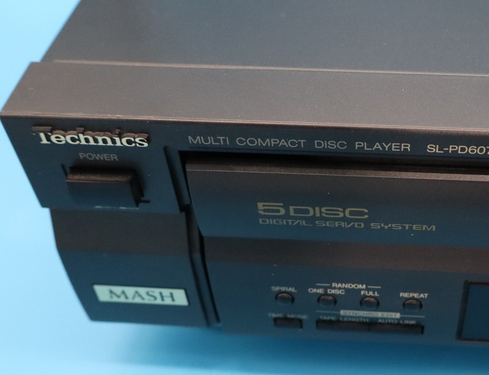 Technics SL-PD607 5-Disc CD Carousel Changer - MASH Technology - Tested Working
