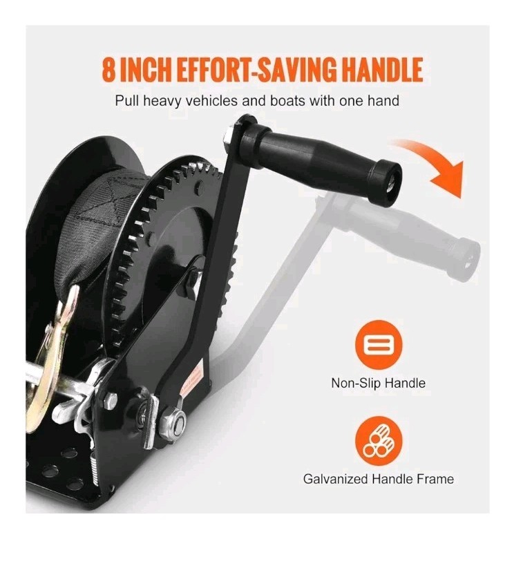 Vevor Hand Winch 1600lbs