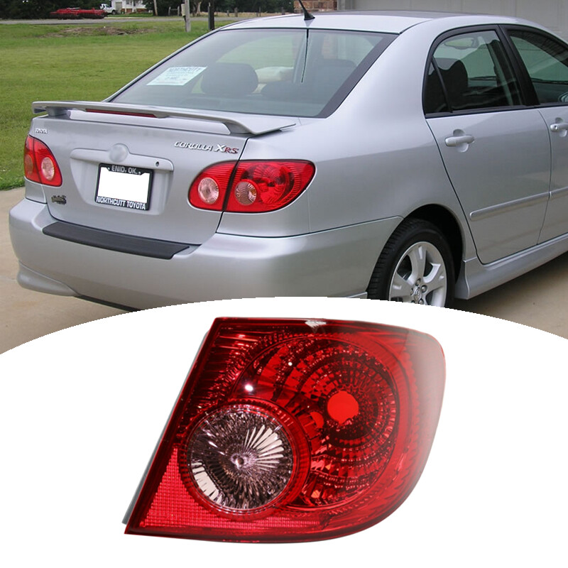 Fit 2003-2008 Toyota Corolla CE LE Outer Tail Light Tail Lamp RH Passenger Side