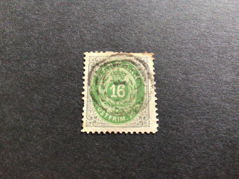 Denmark 1870 16Sk used stamp A16211