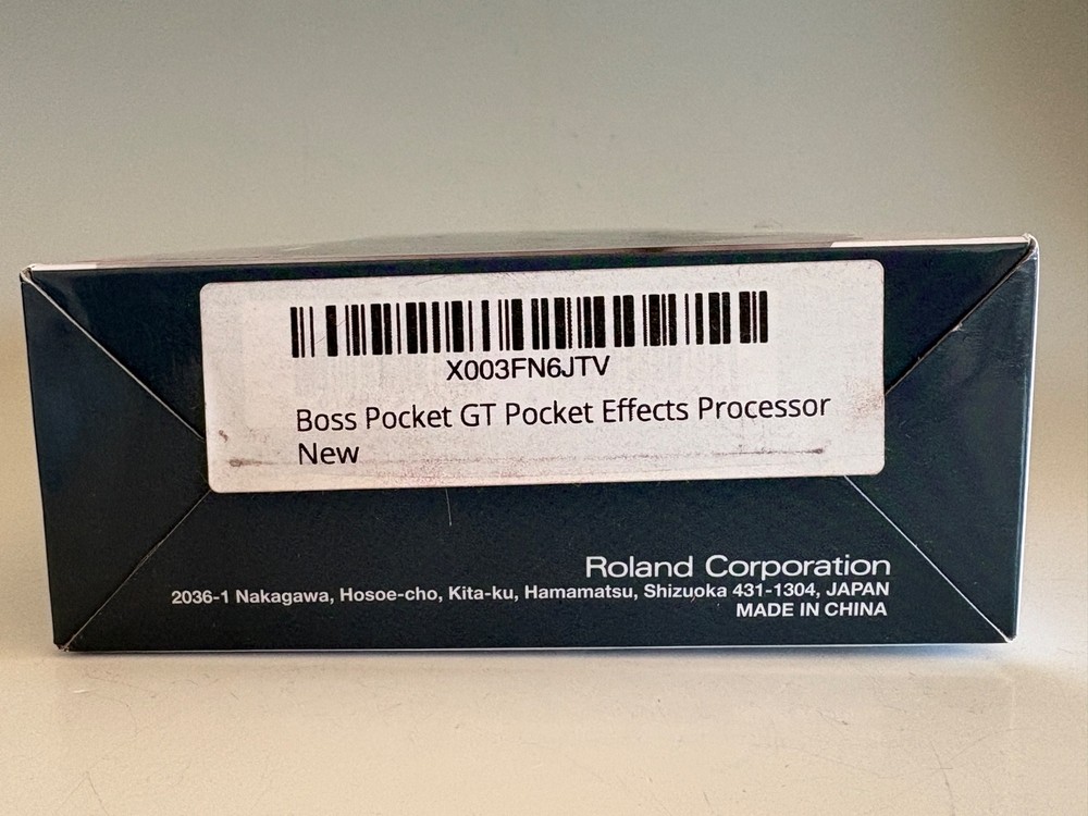 Boss Pocket GT Effects Processor in Box with paperwork Unused