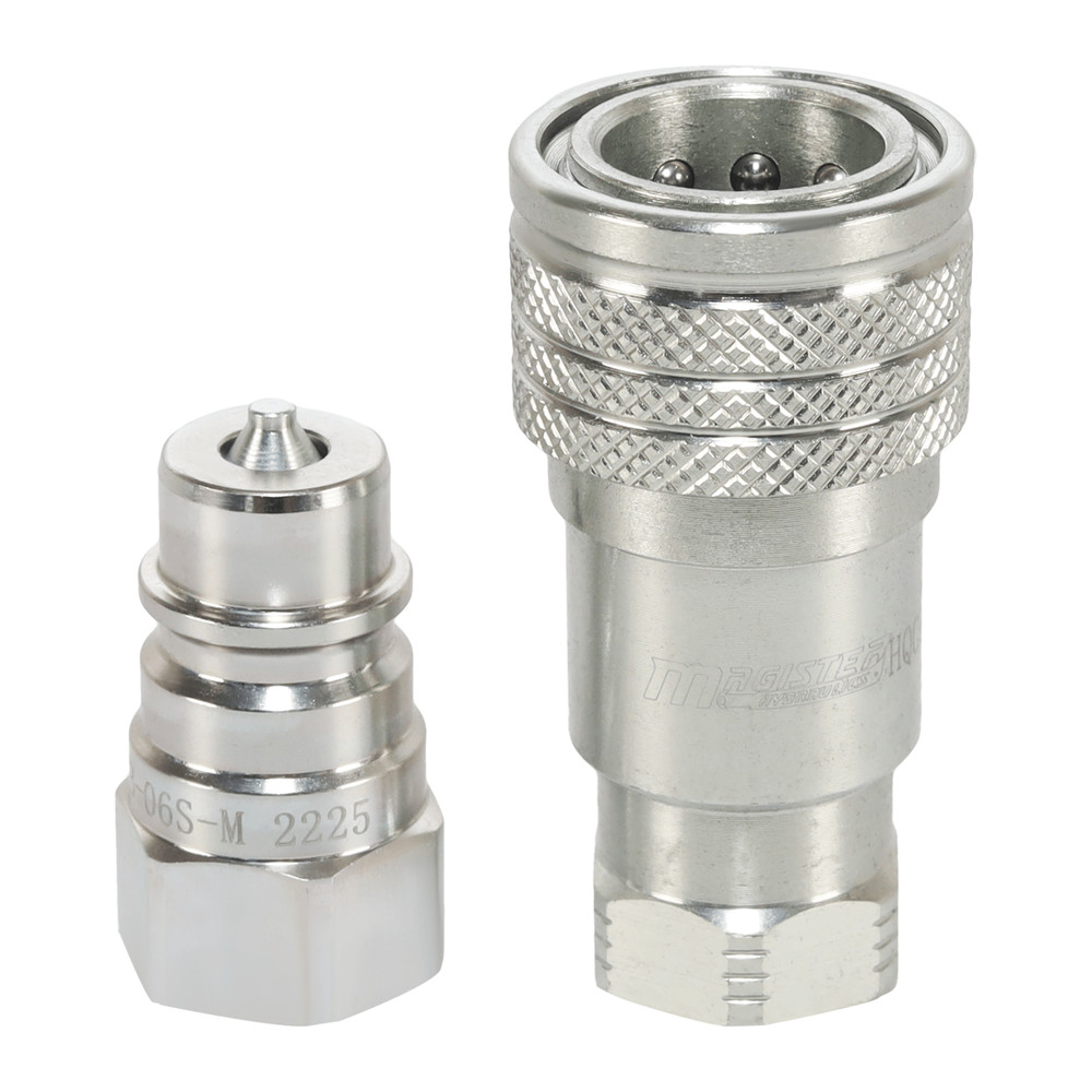 1/4″ AG Hydraulic Quick Couplers Set - 3/8″ SAE Thread