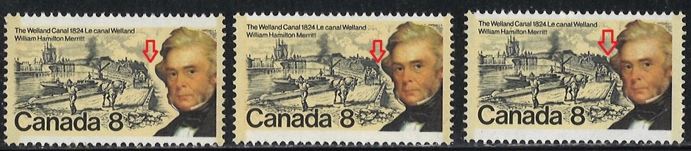 Canada Scott #'s 655 MNH  error