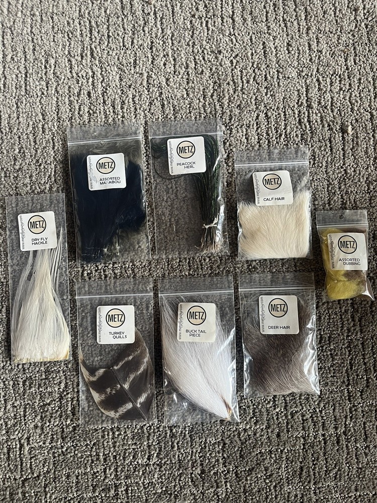 Metz Fly Tying Pieces Vintage Assorted Lot