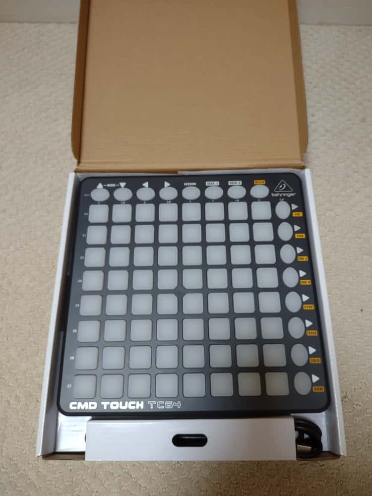 Behringer CMD TOUCH TC64 Clip Launch Controller Button Pad with Novation S Mode