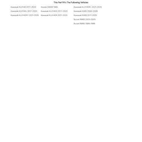 Fork Bushing Complete Kit–Replacement Suspension Bushings and Components for