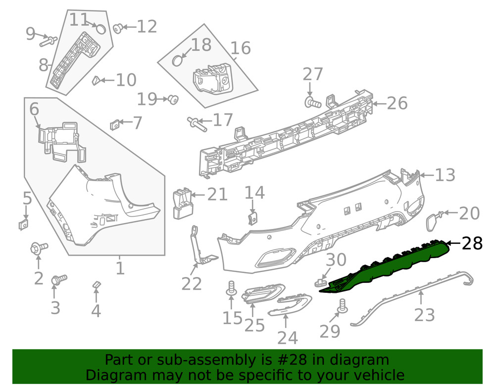 Genuine GM Valance Panel 42821660