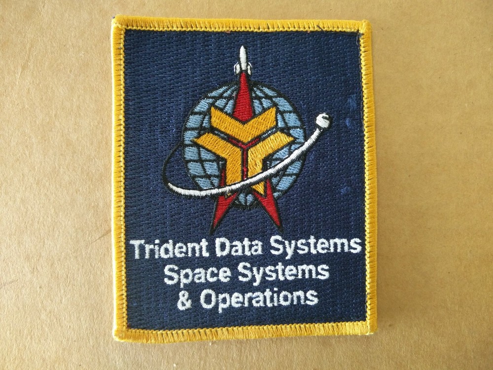 Authentic/Original USAF Trident Data Systems Space Systems & Operations Patch