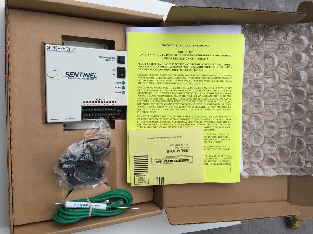 Sensaphone Sentinel Monitoring System