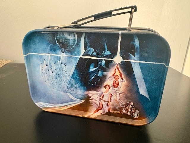 STAR WARS Mini Lunch Box, Great Graphics, Display Metal Collectable