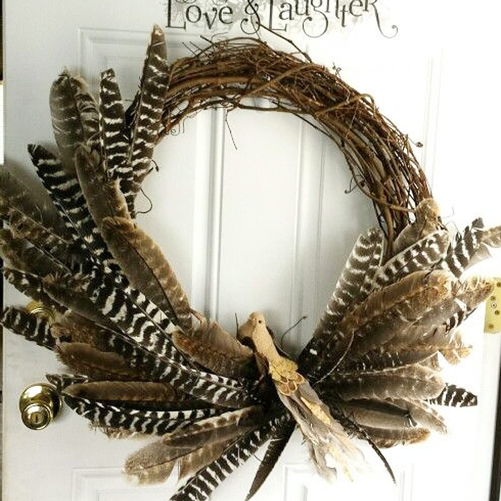 CCINEE 15pcs Natural Turkey Feather, 10-11 Feathers