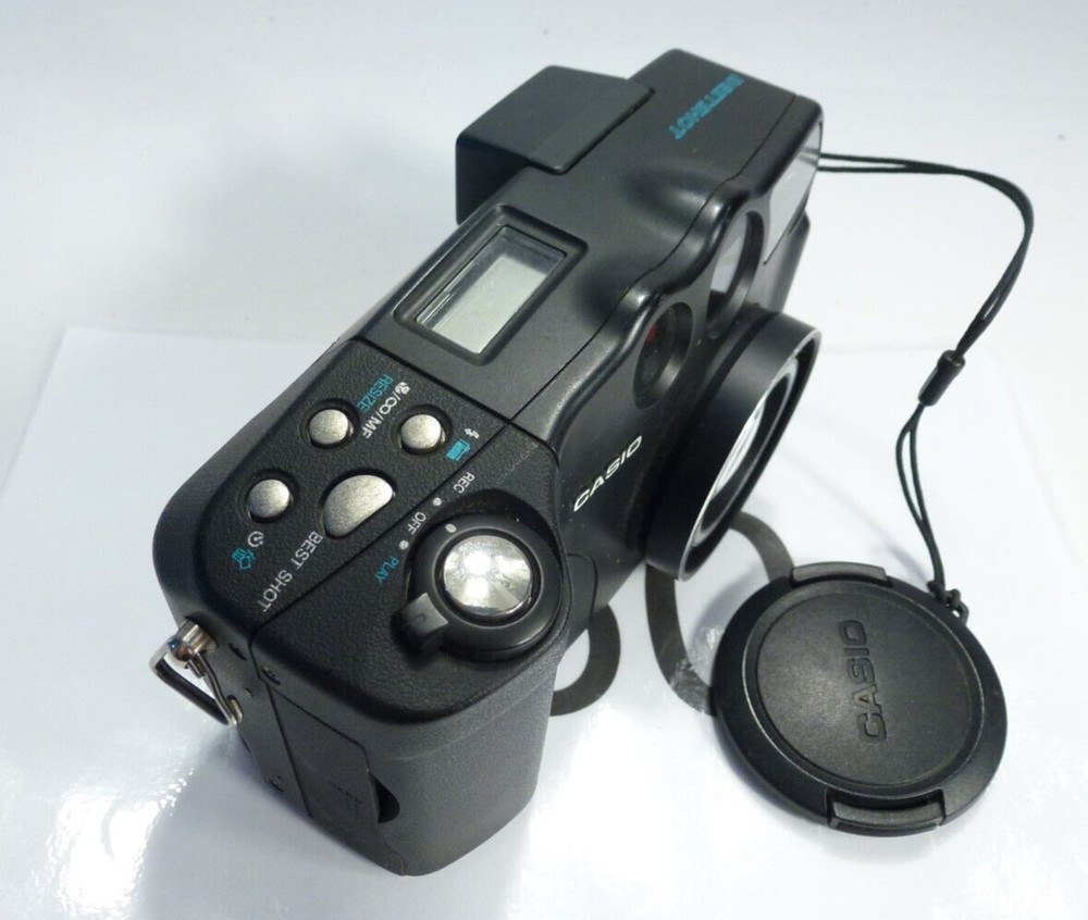 Casio Digital Camera QV-3500EX 3.3MP Black Tested refm