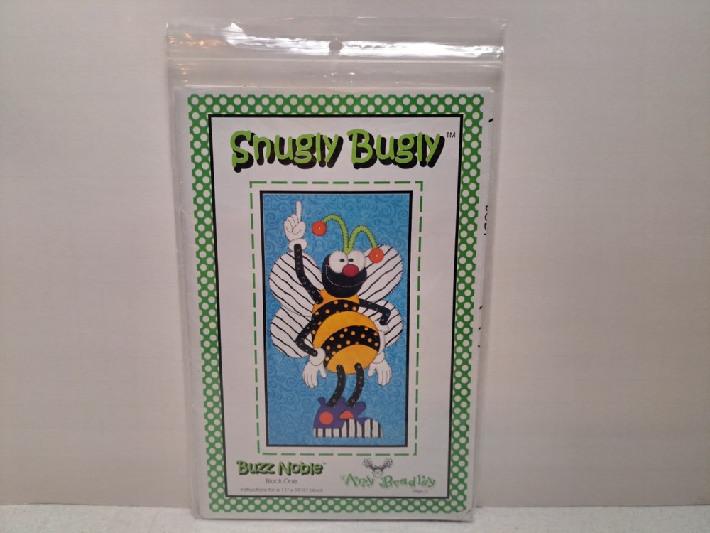 Amy Bradly Pattern - Snugly Bugly: Buzz Noble #ABD172 - Uncut