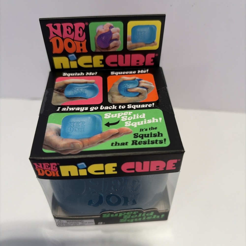 Nee Doh Nice Cube - Super Solid Squish! New Factory Sealed Schilling