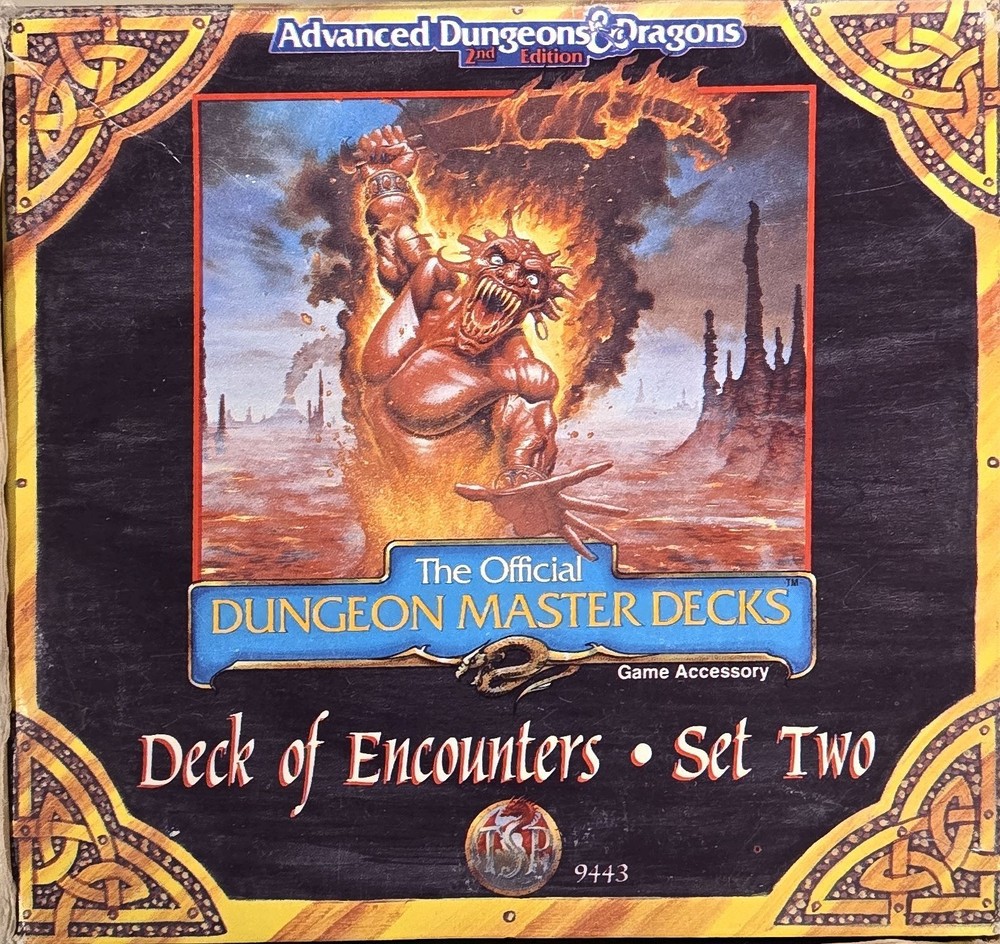 AD&D 2nd Ed Deck of Encounters - Set #2