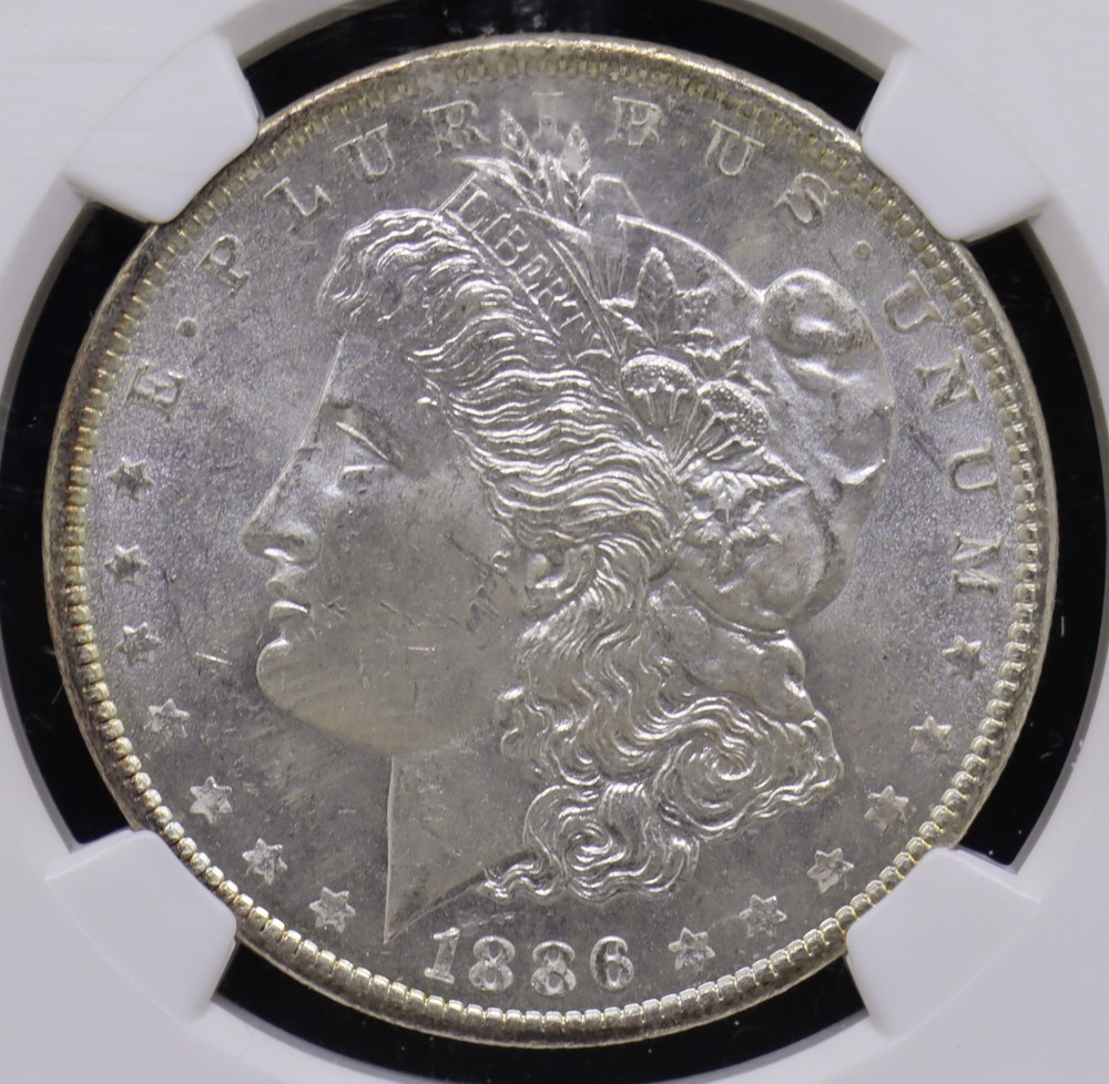 1886 Morgan Dollar NGC MS63