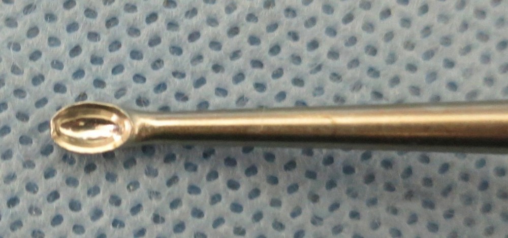 Codman Karlin 46-3153 Curette, Forward Straight, 000