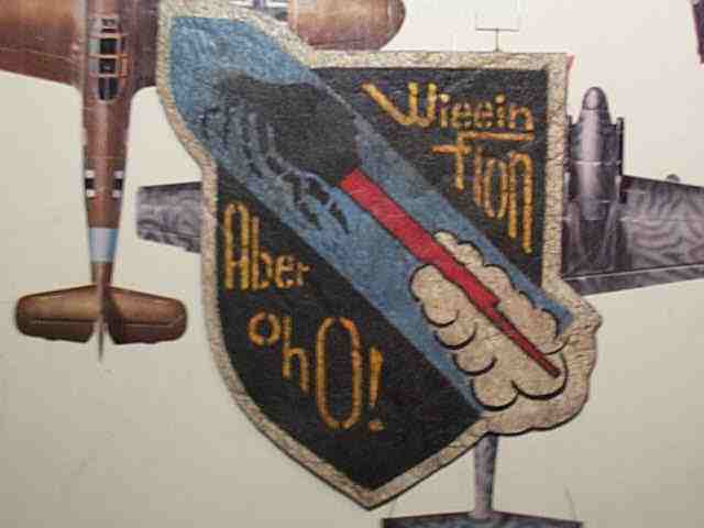 WWII LUFTWAFFE FIGHTER  LEATHER FLIGHT JACKET PATCH