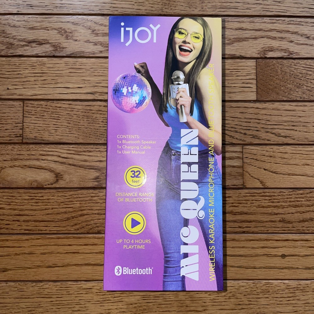 i joy Mic Queen wireless karaoke microphone and Bluetooth speaker