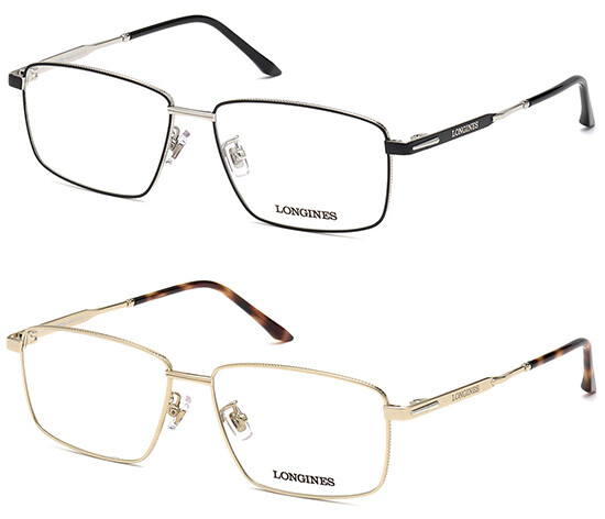 Longines Men's Slim Rectangular Eyeglass Frame - LG5017-H Made In Italy