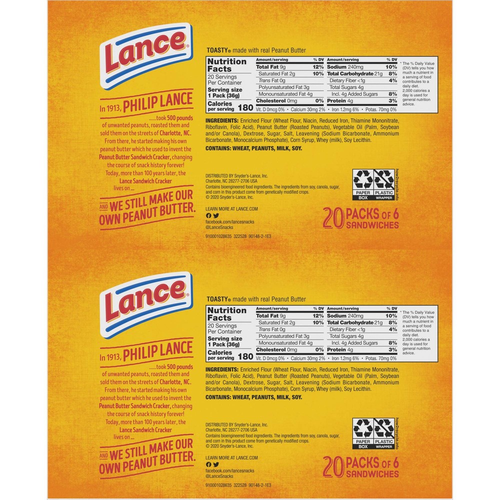 Lance Toasty Cracker 40 ct. (1)