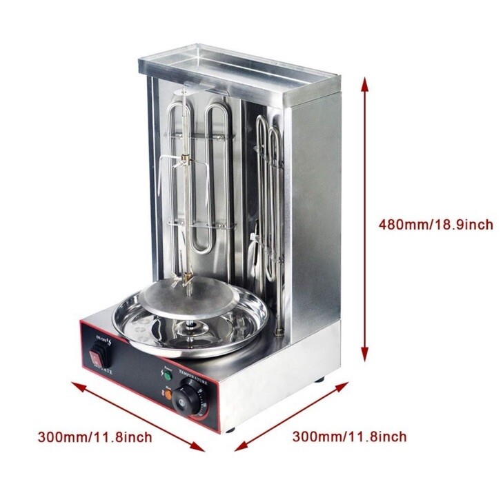 Zz Pro Electric Vertical Broiler Shawarma