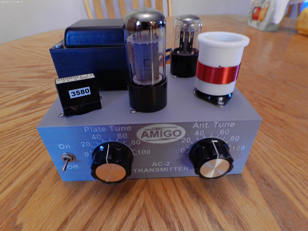 160/80/40 Meters 6V6 CW Transmitter