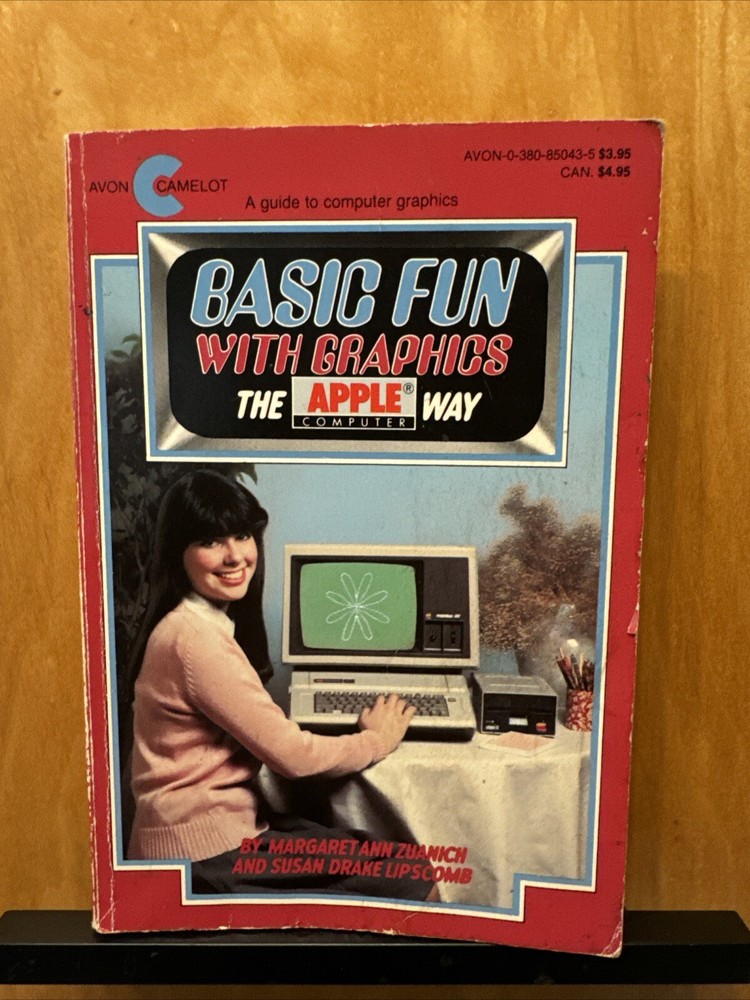 Basic Fun With Graphics The Apple Computer Way Vintage Programs 1983 Avon