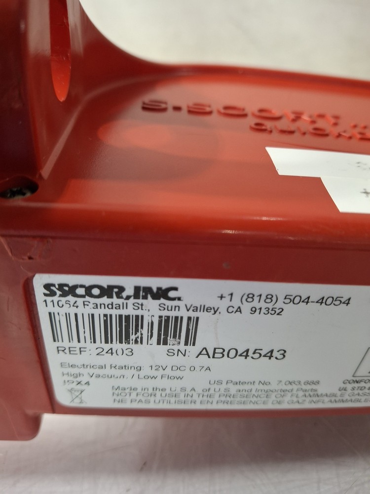 SSCOR, Inc. 2403 Quickdraw Handheld Aspirator