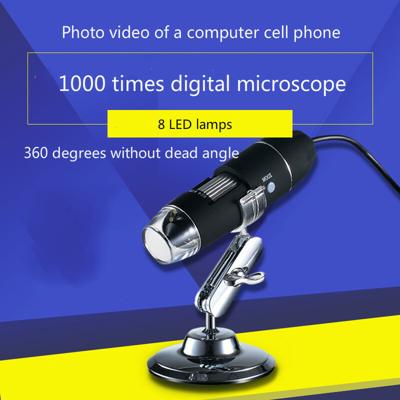 1600X Wire Microscope Camera Magnifier USB Digital for Android Phone Mac Windows