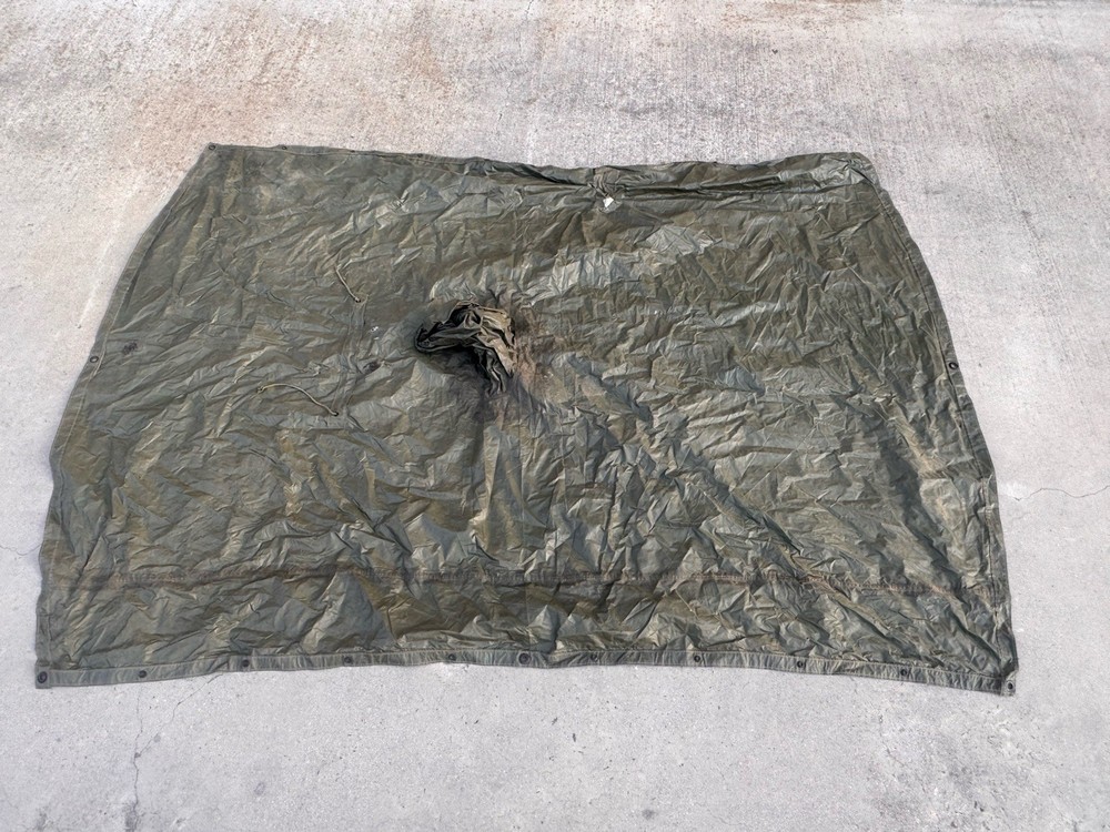 Vietnam War U.S. Rubberized Poncho 1959 Dated