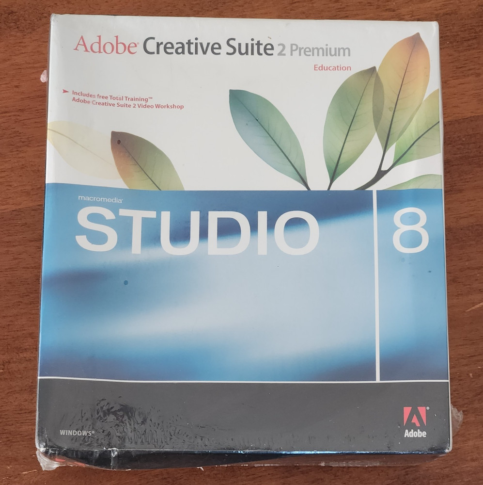 Adobe Creative Suite 2 Premium STUDIO 8 For Windows Brand New Sealed