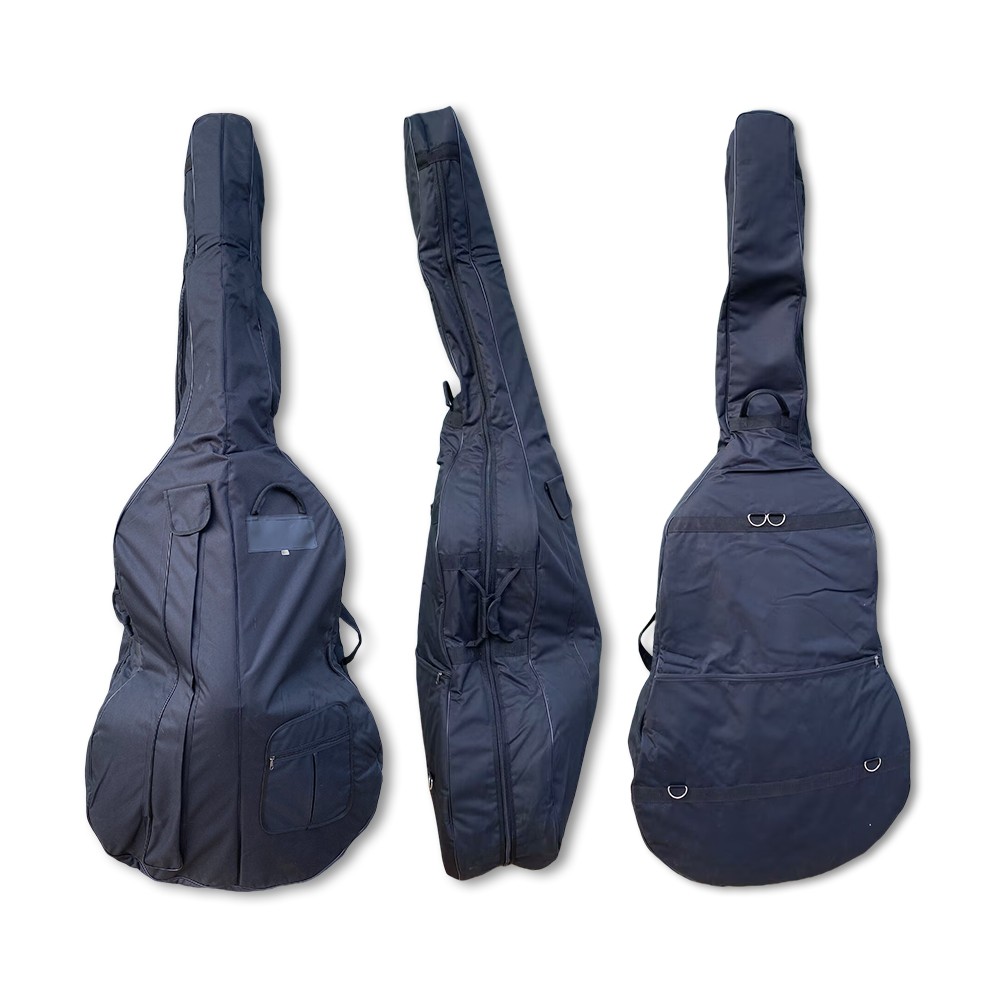 3/4 Bass Bag Oxford Cloth String Multiple Pockets Sturdy Strap Thicker Version