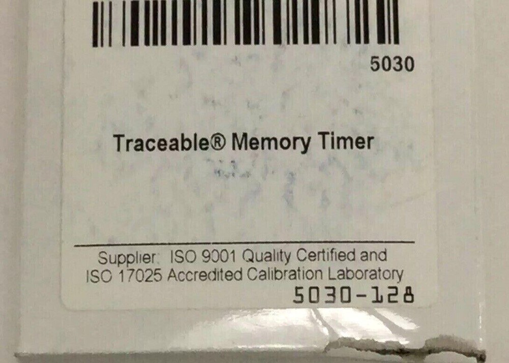 Control Company 5030 Traceable 24-Hour Memory Alarm Timer!