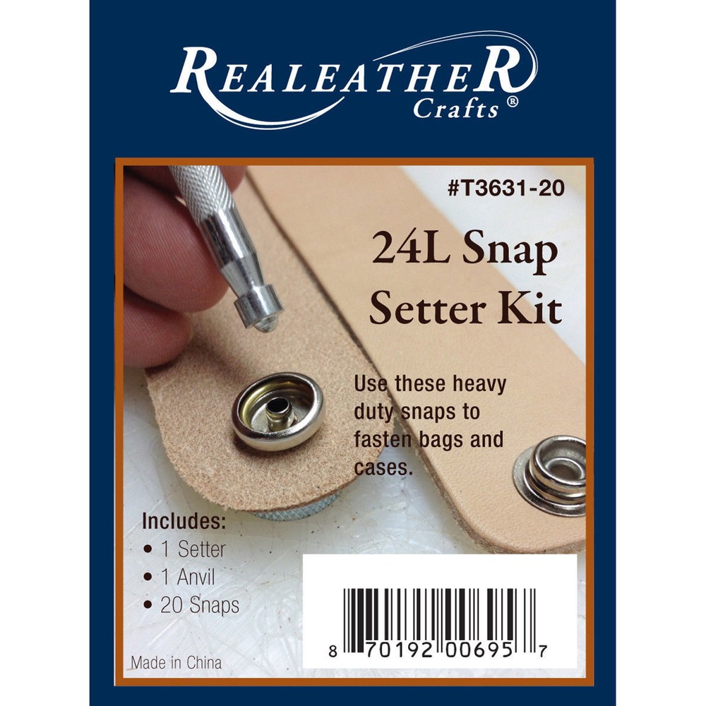 Realeather Crafts 24L Snap Setter Kit T3631-20