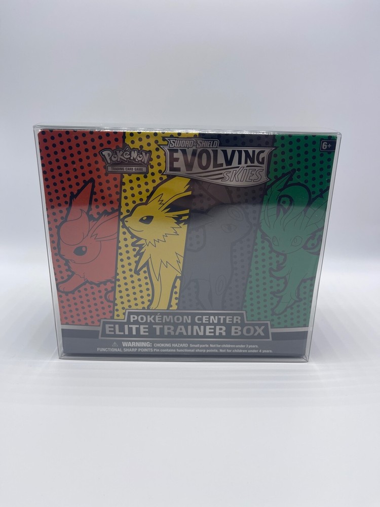 10 Pack SCRATCH & UV RESISTANT .50mm Box Protector Fit Pokemon Elite Trainer Box