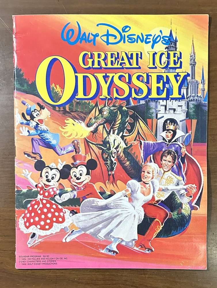 Walt Disney's Great Ice Odyssey Souvenir Program 1982