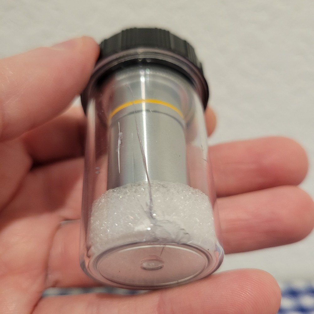 NEW AMSCOPE 10 0.25 160/0.17 Microscope Objective Lens