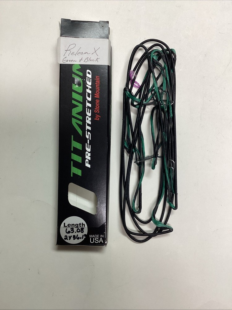 Bowtech Realm X Green And Black String Set