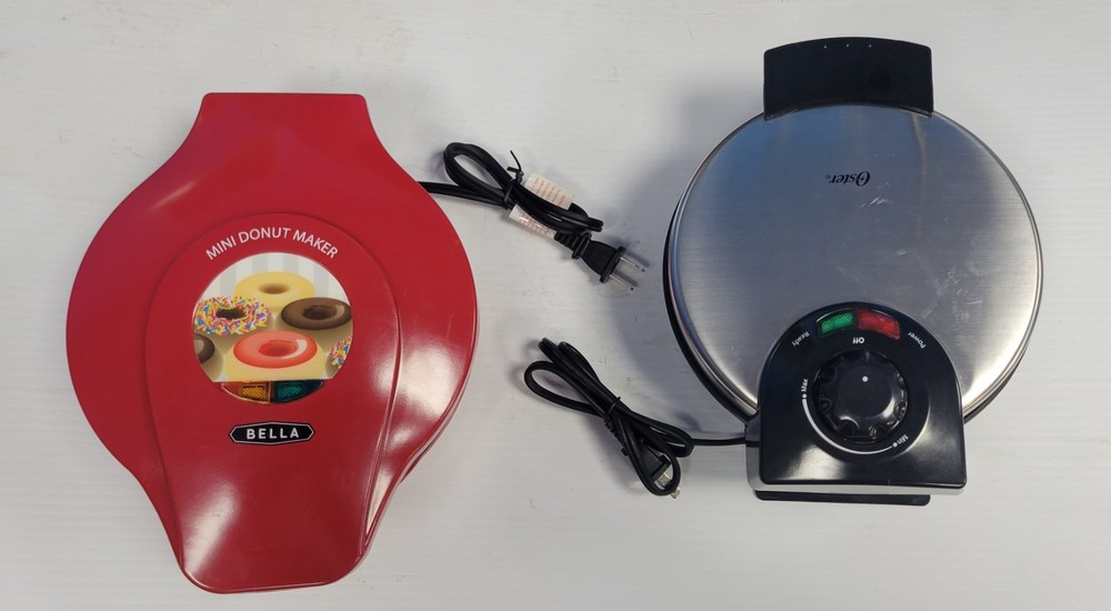 Bella Mini Donut Maker & Oster Waffel Maker COMBO