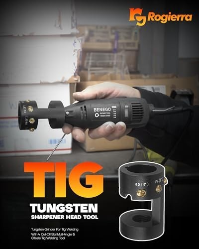 TIG Welding Electrode Sharpener Tool, Multi-Angle Design, 4 Cut-Off Slots
