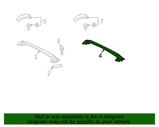 Genuine GM Rear Support 19184001
