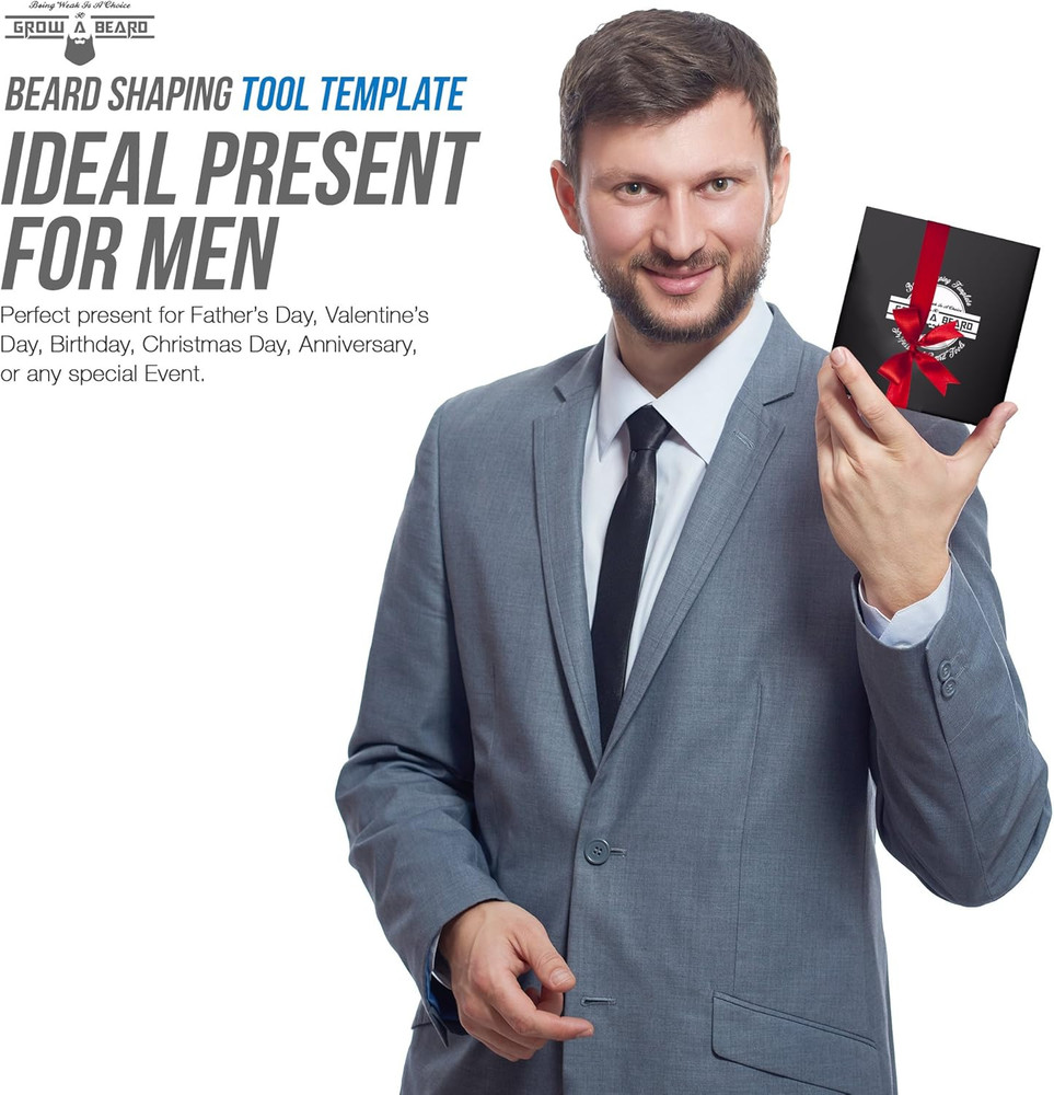 Beard Shaper & Barber Pencil, Beard Lineup Tool, Great Beard Guide Shaping Tool