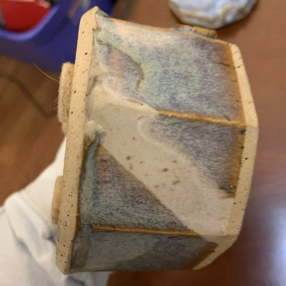 small handmade pottery Container/candy Dish