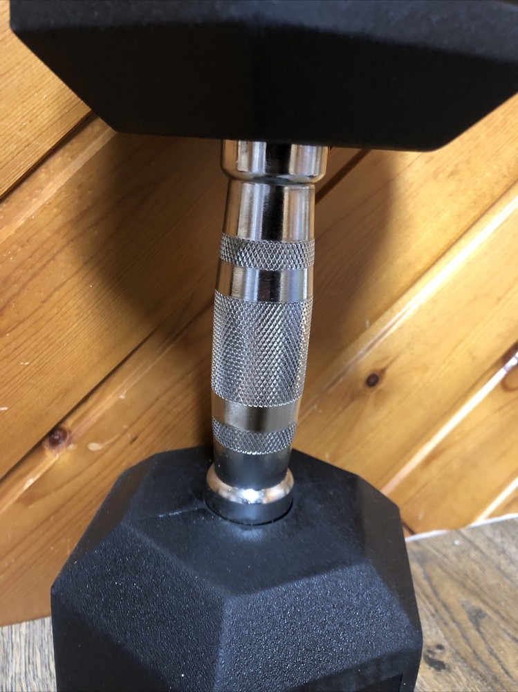 BalanceFrom 30lbs Rubber Hex Dumbbell Brand New